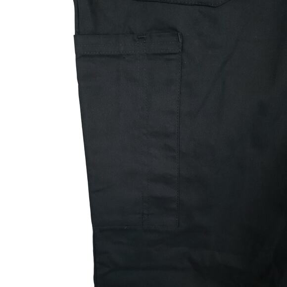 Dickies Scrubs Mid Rise Tapered Leg Pull-On Pants Large Tall DK125 Black NWT - Picture 5 of 12